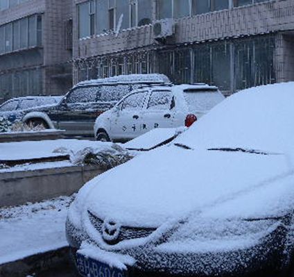 我的家乡下雪了，冬天又来了！