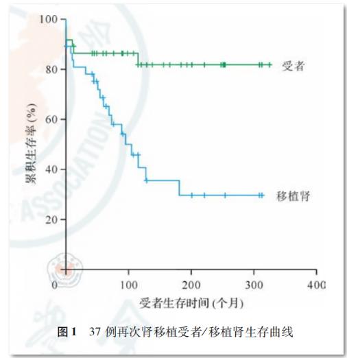 2 37例再次肾移植受者／移植肾生存曲线.jpg