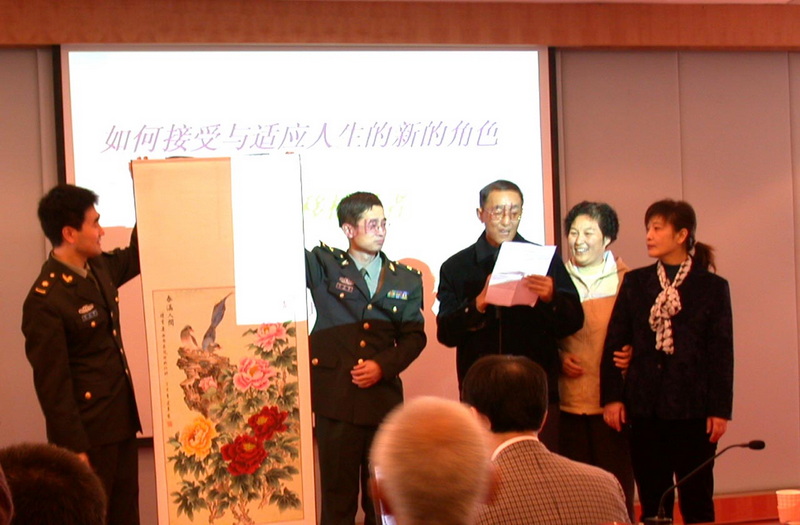 重庆肝移植受者联谊会　北京肝友代表贺新生
